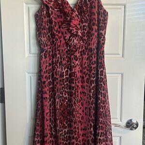 Leopard Print Sleeveless Dress